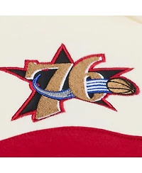 Mitchell & Ness Men's Cream Philadelphia 76ers Hardwood Classics 76 Originals Collection Head Coach Hoodie