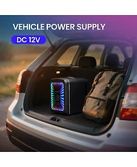 Antarctic Star 4L Portable Mini Fridge with Vibrant Led Gaming Lights