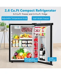 Antarctic Star 2.5 Cu. Ft. Compact Refrigerator with Chiller Compartment