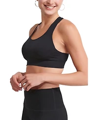 Underoutfit Women's The Nowsunday Racerback Sports Bra (Sewn Pads)