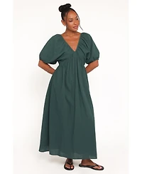 Petal and Pup Women's Sullivan Puff Sleeve Maxi Dress