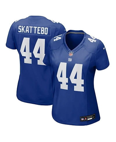 Nike Women's Cam Skattebo Royal New York Giants Team Game Player Jersey