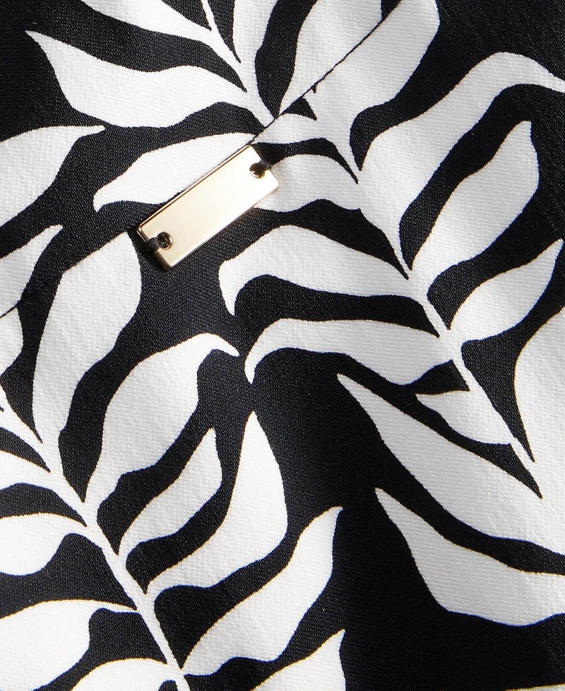I.n.c. International Concepts Petite Printed Mid-Rise Pull-On Bengaline Capri Pants, Macy's Exclusive