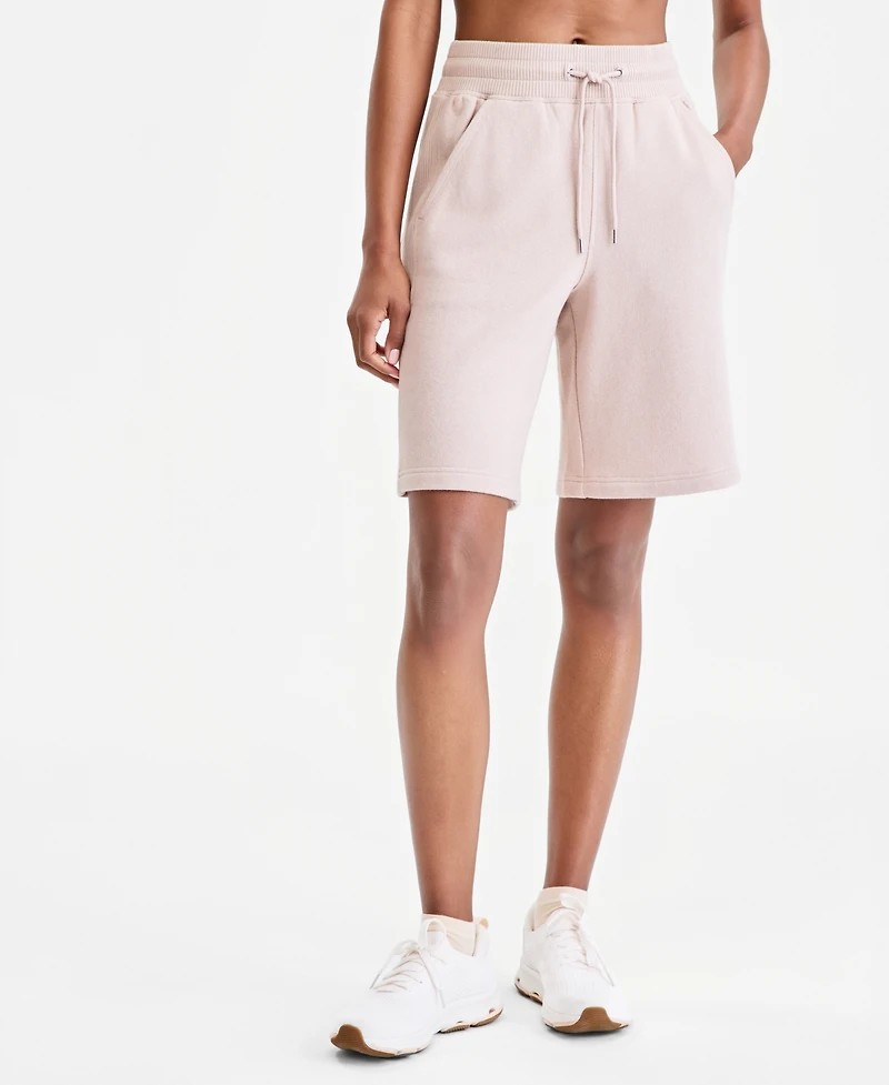 Id Ideology Women's Cotton-Blend Pull-On Bermuda Shorts, Exclusively at Macy's