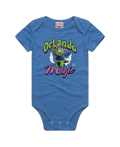 Homage Baby Boys and Girls Royal Orlando Magic The Right Stuff Tri-Blend Bodysuit