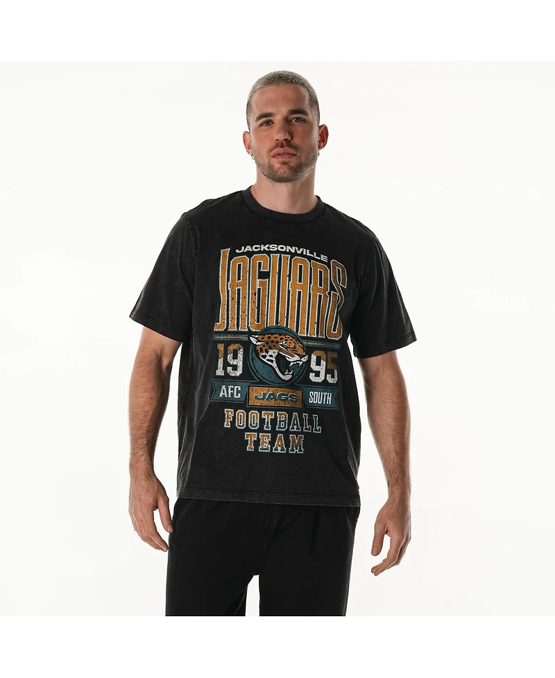 The Wild Collective Men's and Women's Black Jacksonville Jaguars Band T-Shirt
