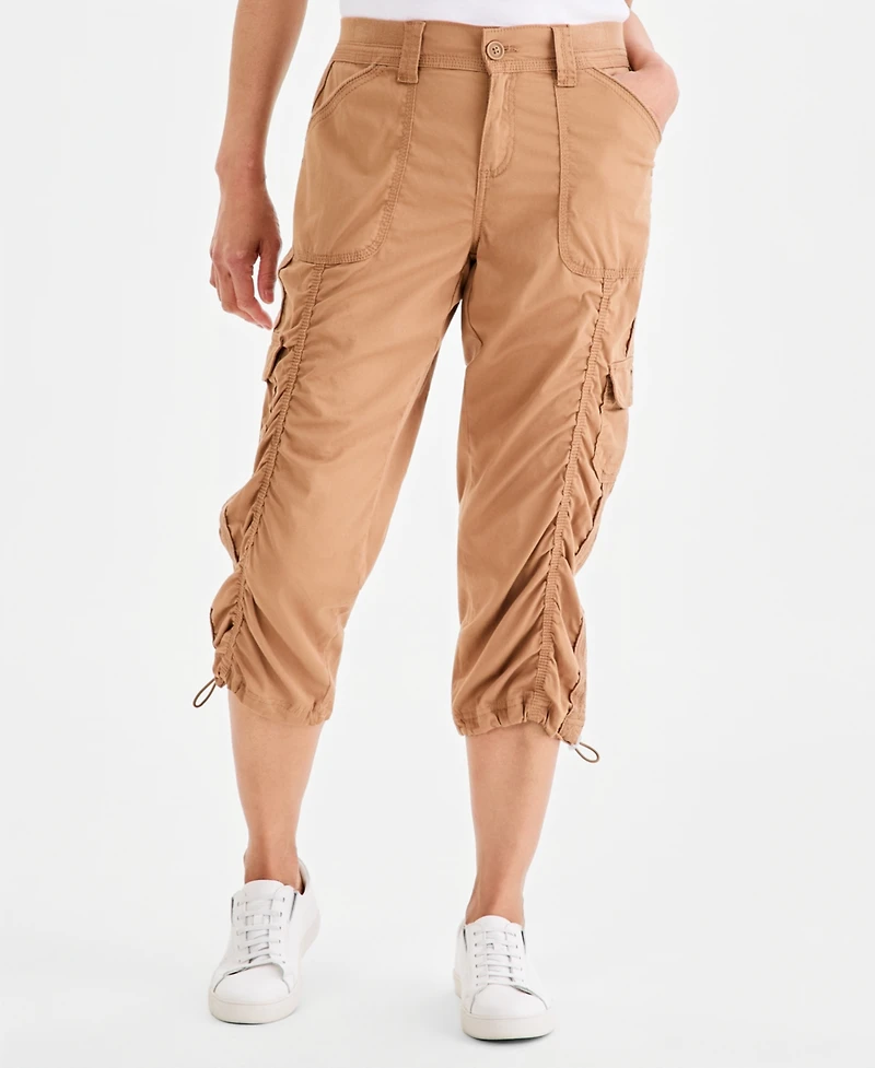 Style & Co Women's Mid-Rise Cargo Capri Pants, Exclusively at Macy's
