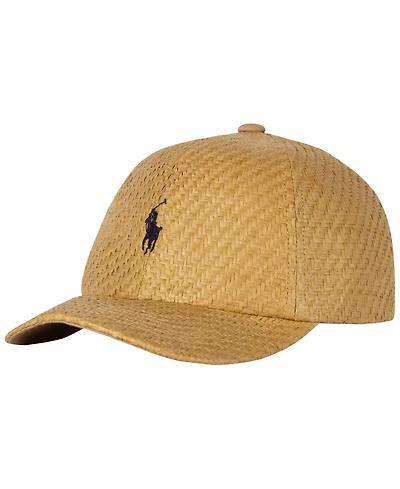 Polo Ralph Lauren Men's Straw Baseball Hat