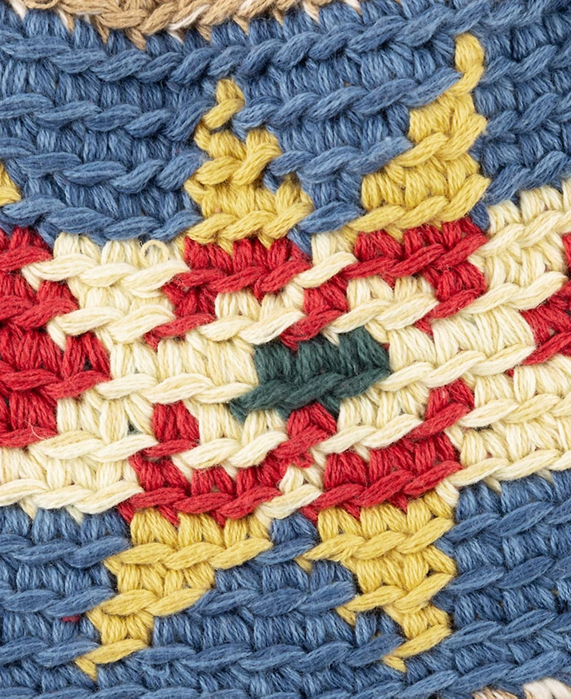 Polo Ralph Lauren Men's Textured Fairisle Crochet Bucket Hat