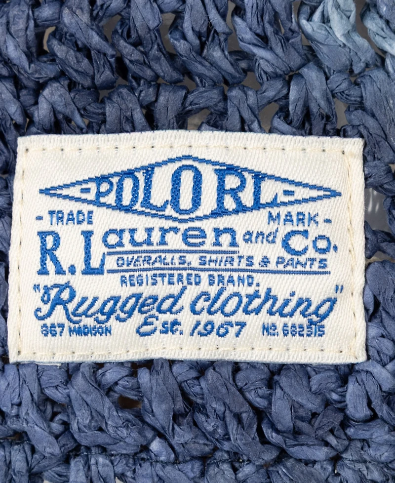 Polo Ralph Lauren Men's Hand Painted Raffia Bucket Hat