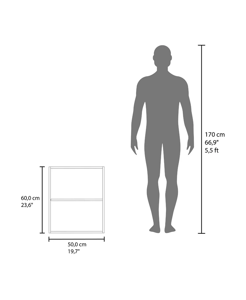 Fm Furniture So- Hi Wall Cabinet in melamine with one door