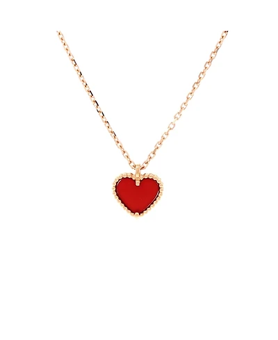 Pre-Owned Van Cleef & Arpels Sweet Alhambra Heart Pendant Necklace
