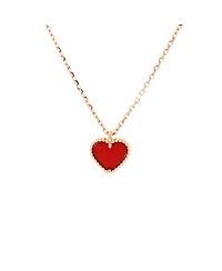 Pre-Owned Van Cleef & Arpels Sweet Alhambra Heart Pendant Necklace