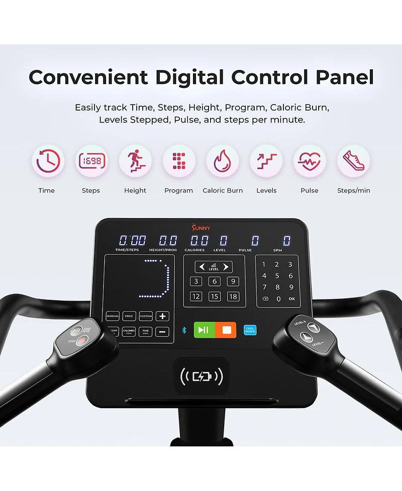 Sunny Health & Fitness Premium Ultimate Incline Decline Treadmill