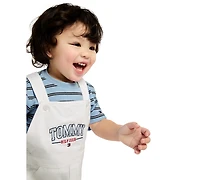 Tommy Hilfiger Baby Boys' Striped T-Shirt and Twill Shortalls, 2-Piece Set