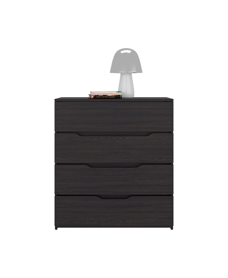 Fm Furniture Bristol 4-Drawer Dresser, Wenge