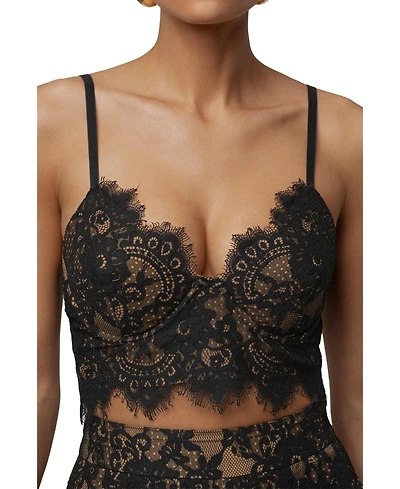 Jluxlabel Women's Forever Crush Lace Top