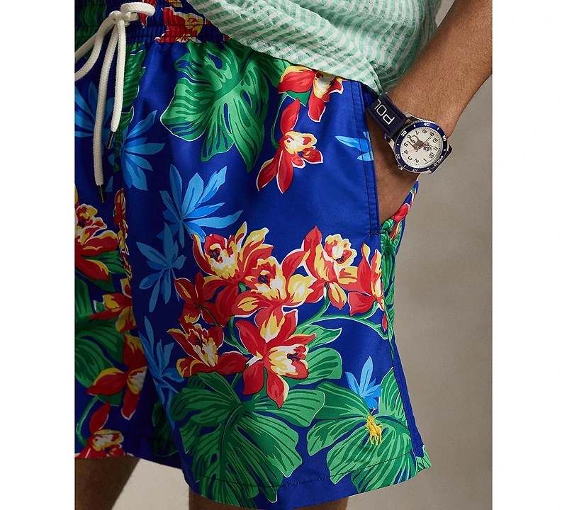 Polo Ralph Lauren Men's Tropical Floral Swim Trunks