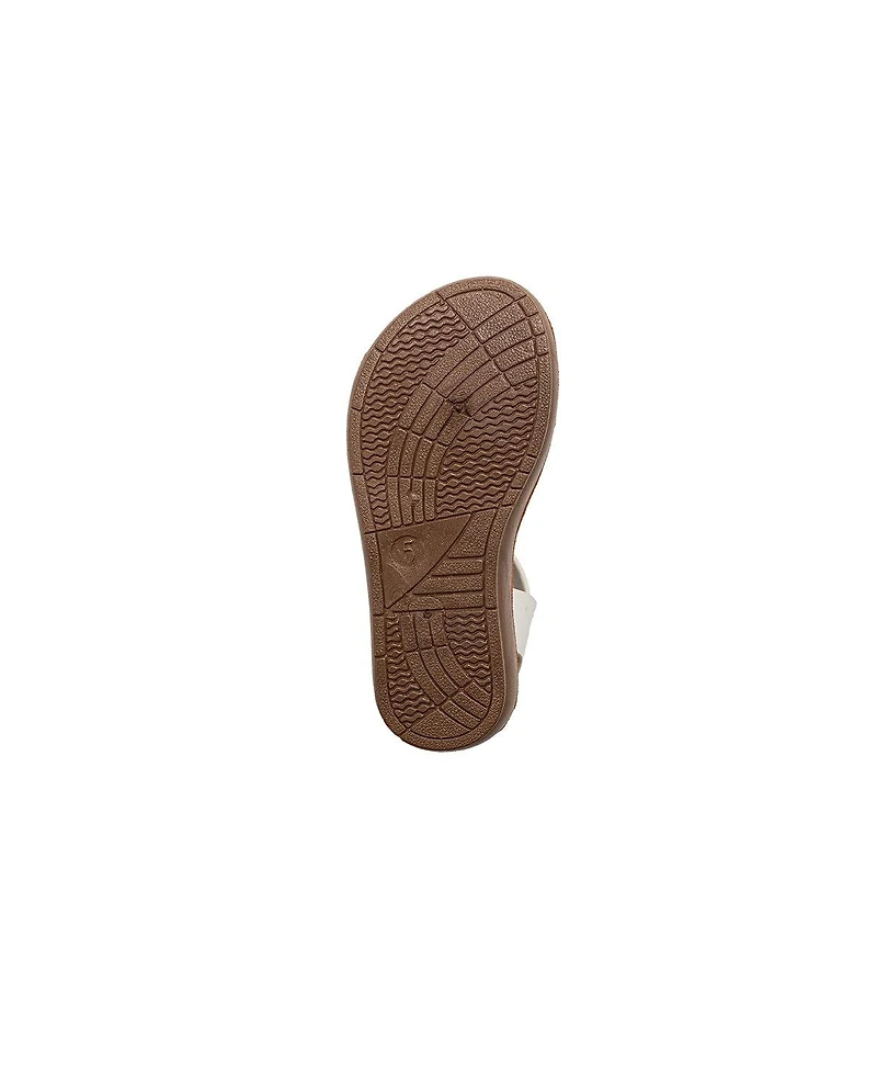 Bebe Big Girls Sandals – Cute Flat Adjustable Summer Strappy