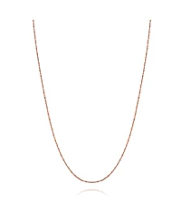Bling Jewelry Singapore Link Chain Ultra Thin 1.5 Mm Necklace 14K Gold Plated .925 Sterling Silver