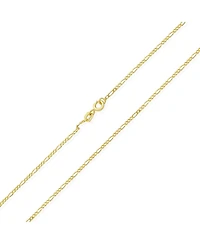 Bling Jewelry Ultra Thin Lightweight 1.2MM .925 Sterling Silver Figaro Link Chain Necklace 16"