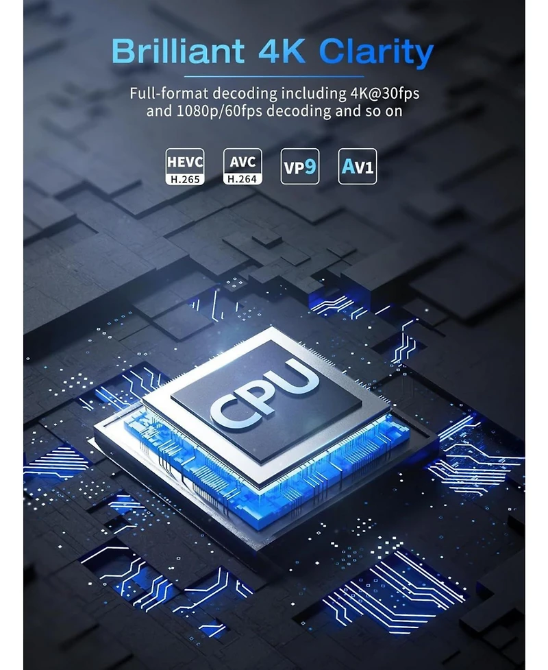 Elephas 4K Mini Projector with WiFi and Bluetooth, 180° Rotation & Auto Keystone, Full Hd 1080P Supported, Portable HY300 Outdoor Movie Projector