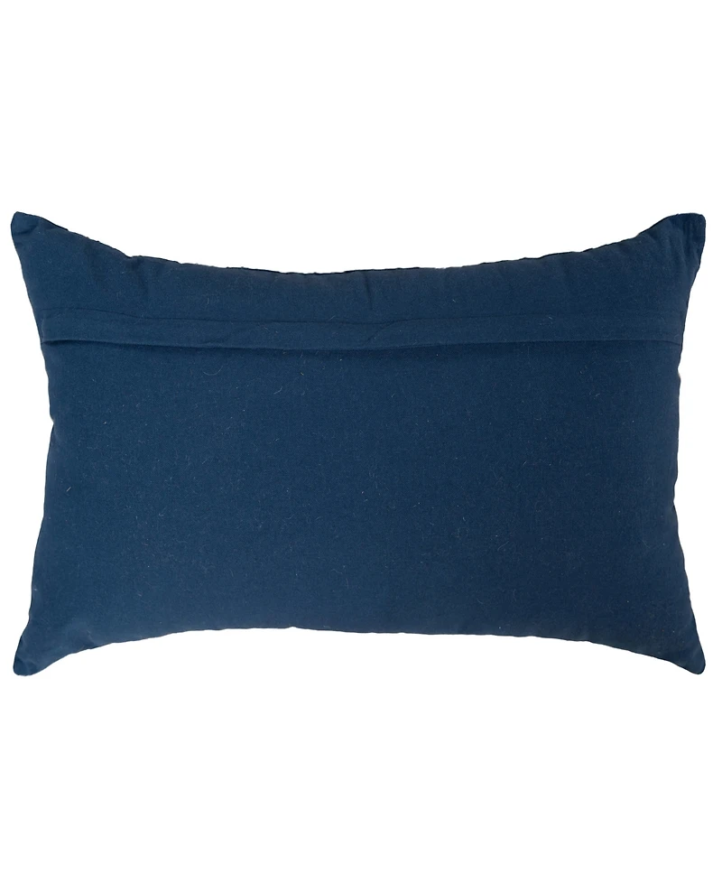 Rizzy Home Nellie Cotton Decorative Pillow, 14" x 26"