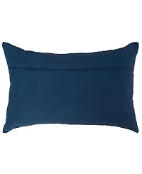 Rizzy Home Nellie Cotton Decorative Pillow, 14" x 26"