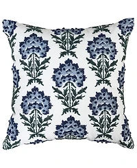 Rizzy Home Bessie Cotton Decorative Pillow, 20" x
