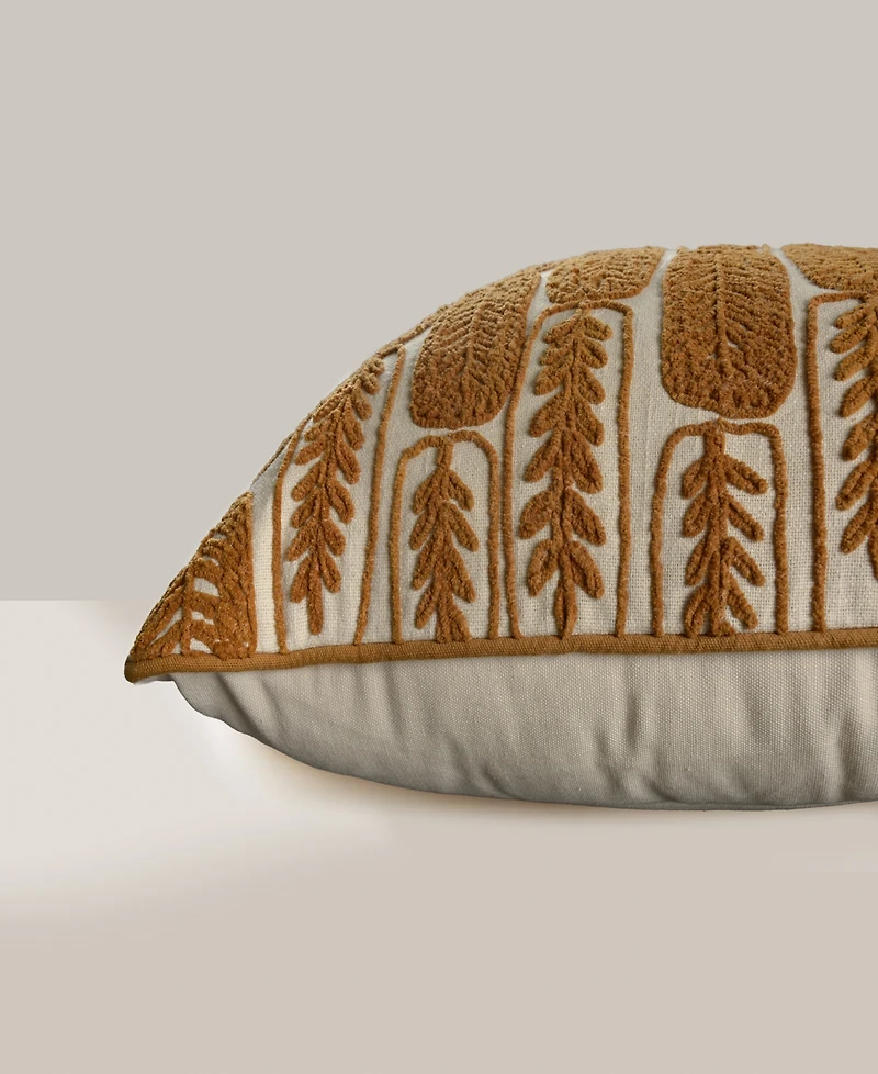 Rizzy Home Lillian Cotton Decorative Pillow, 20" x