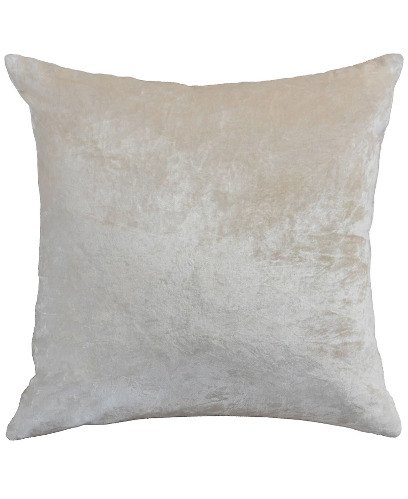 Rizzy Home Veda Velvet Decorative Pillow, 22" x 22"