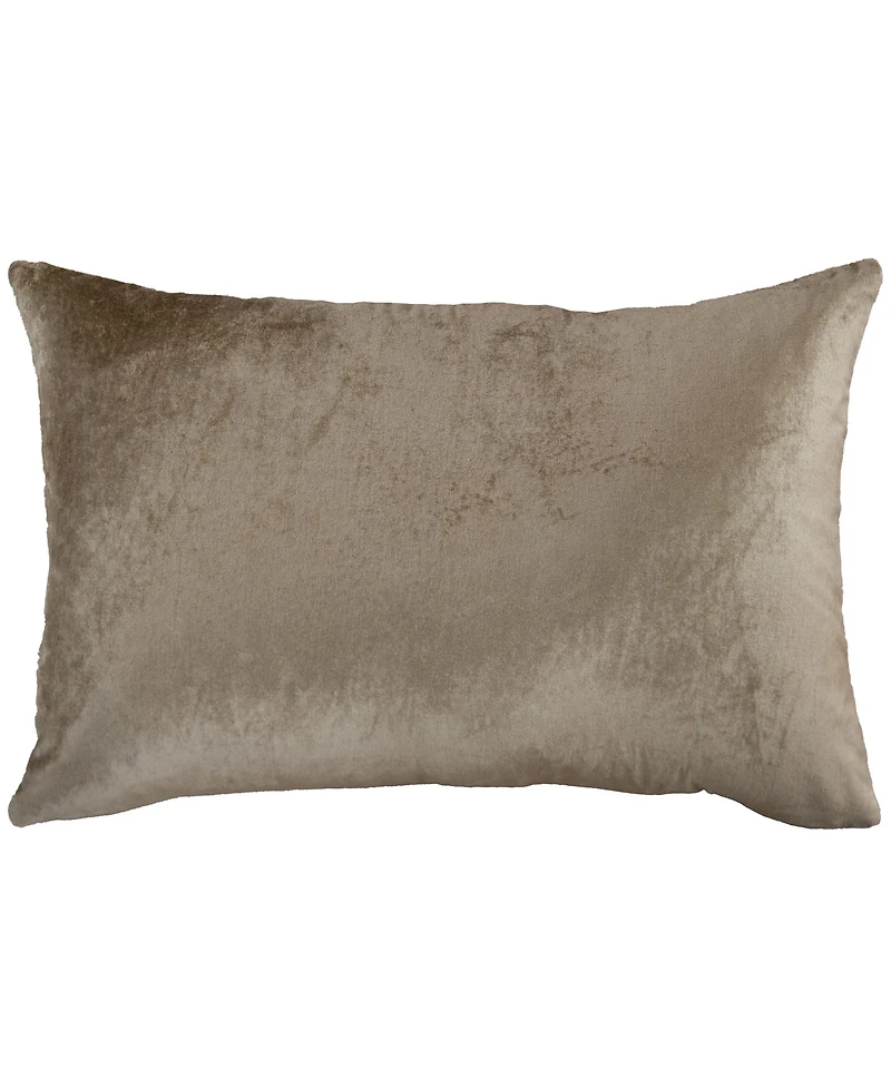 Rizzy Home Melissa Leather Decorative Pillow, 14" x 26"