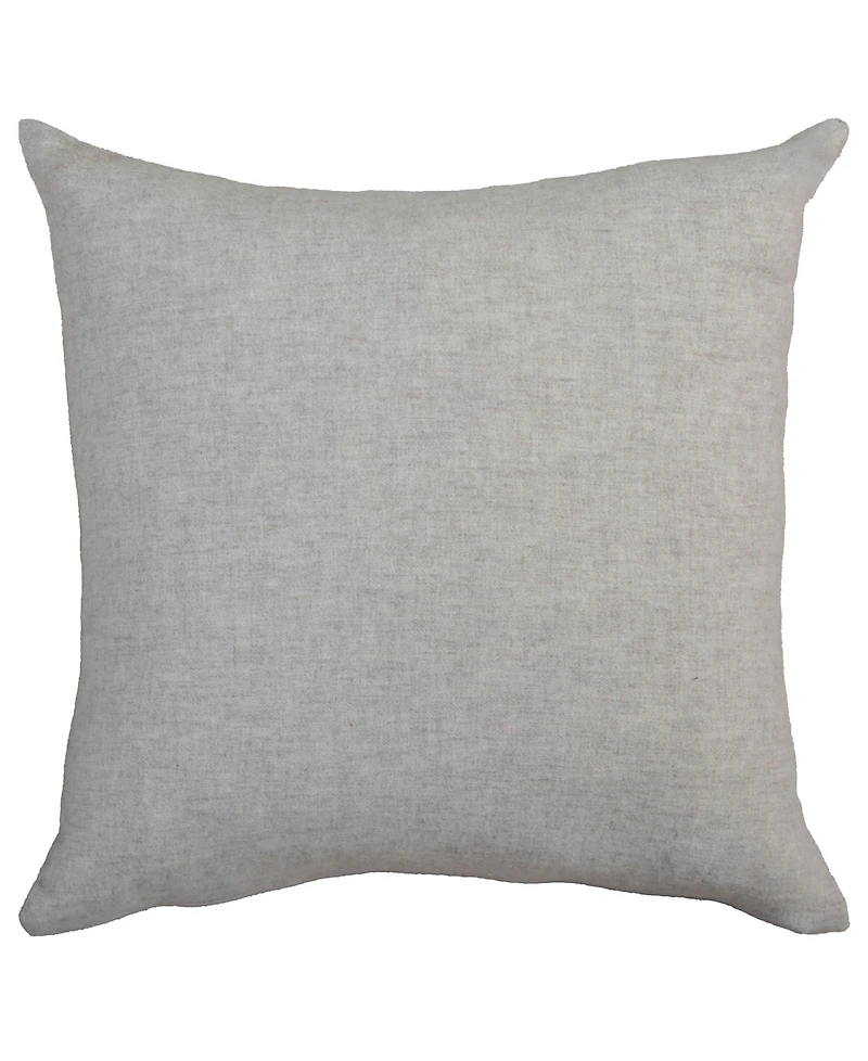 Rizzy Home Olivia Wool Decorative Pillow, 22" x 22"