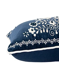 Rizzy Home Minnie Cotton Velvet Decorative Pillow, 14" x 20"