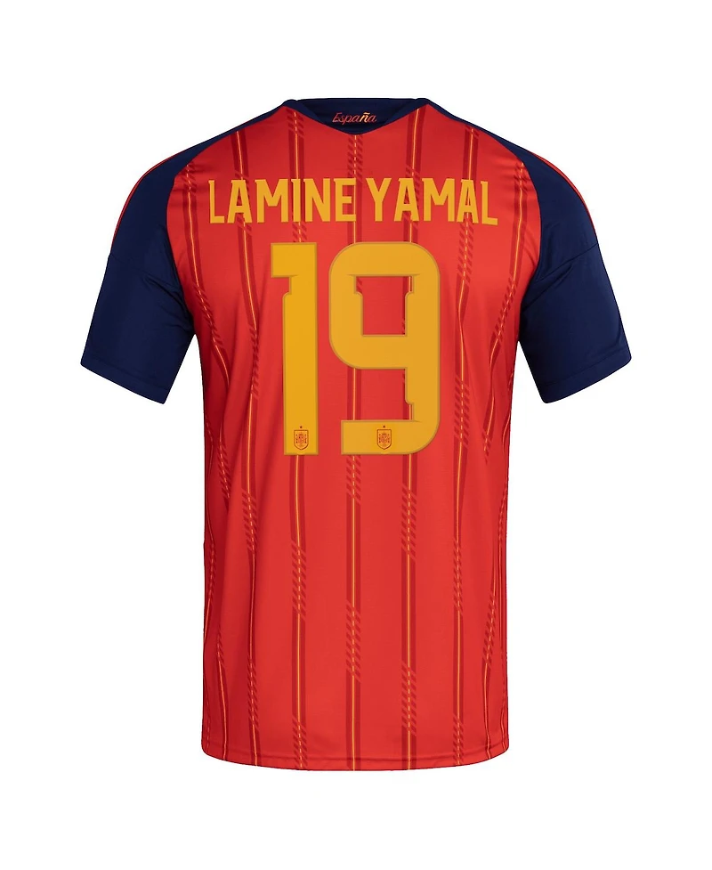 Adidas Men's Lamine Yamal Red Spain National Team 2026 Home Replica Jersey