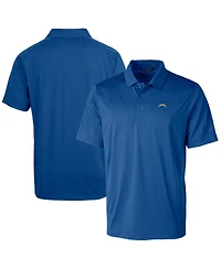 Cutter & Buck Men's Royal Los Angeles Chargers Prospect Textured Stretch Polo Shirt