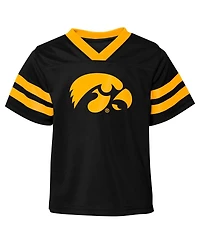 Outerstuff Baby Boys and Girls 2-Piece Black Iowa Hawkeyes Red Zone Jersey Pants Set