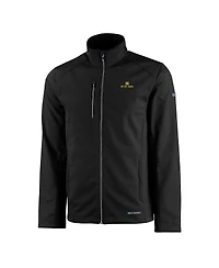 Cutter & Buck Men's Black Notre Dame Fighting Irish Evoke Eco Softshell Full-Zip Jacket