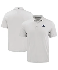 Cutter & Buck Men's White New York Yankees Coastline Epic Comfort Eco Polo Shirt