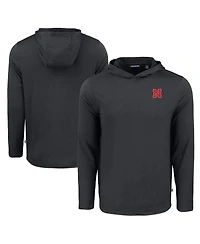Cutter & Buck Men's Black Nebraska Huskers Coastline Epic Comfort Eco Long Sleeve Hoodie