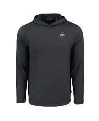 Cutter & Buck Men's Black Ohio State Buckeyes Coastline Epic Comfort Eco Long Sleeve Hoodie