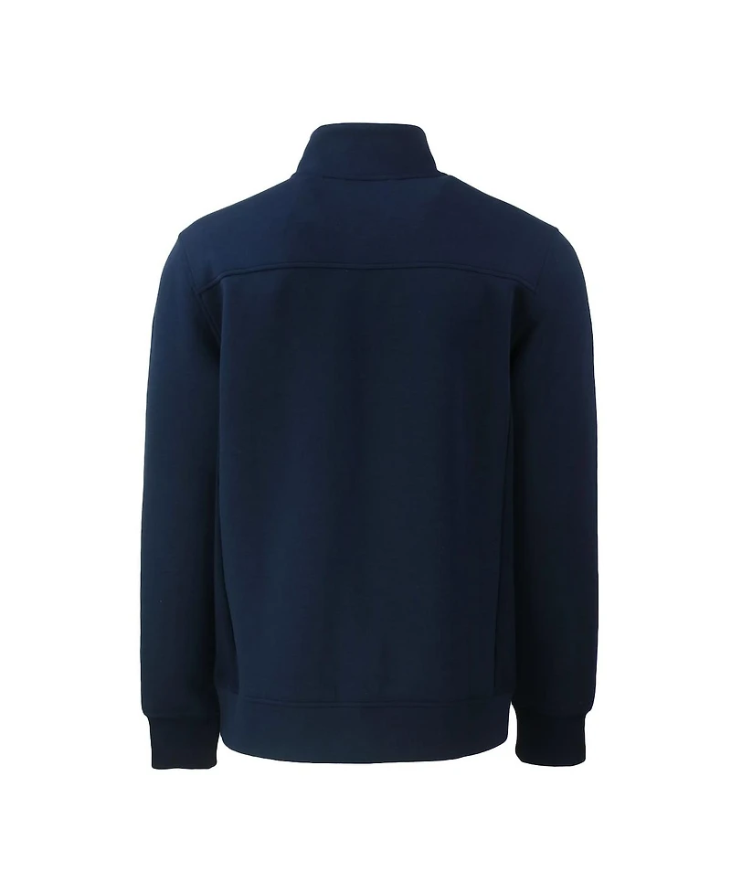 Cutter & Buck Men's Navy Los Angeles Dodgers Roam Eco Tri-Blend Full-Zip Jacket