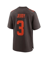 Nike Men's Jerry Jeudy Brown Cleveland Browns Alpha Dawg Game Jersey