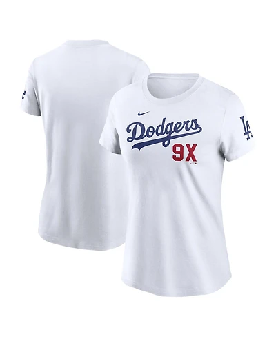 Nike Women's White Los Angeles Dodgers T-Shirt