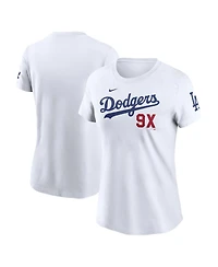 Nike Women's White Los Angeles Dodgers T-Shirt
