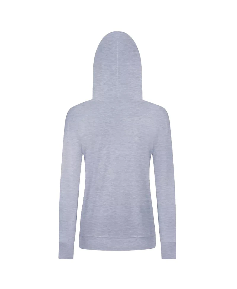 LevelWear Women's Heather Gray New York Rangers Pullover Hoodie