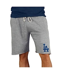 Concepts Sport Men's Gray Los Angeles Dodgers Mainstream Terry Shorts