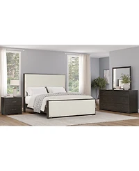 Ryder 3-Pc. Oak veneer Queen Bed, Dresser and Nightstand Set