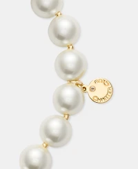 Charter Club Imitation Pearl Heart Pendant Stretch Bracelet, Macy's Exclusive