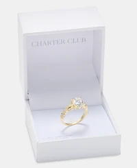 Charter Club Cubic Zirconia Twist Ring, Macy's Exclusive